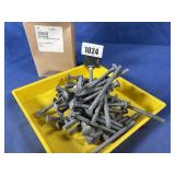 New (50) 5/16-18x4 Carriage Bolt HDG