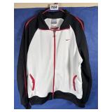 XXL Nike Zippered Jacket, Black, White & Red...