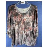 XL Top 3/4 Sleeves, Black, Gray, Red...