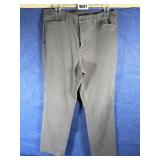 12 Short Gray Cotton Slacks, Zipper & Button ,...