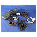 Power Supply Multi Outlet & 4 Extension Cords