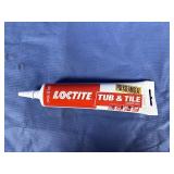 Loctite Tub & Tile Adhesive Caulk, White,...