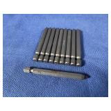 New Qty 10, #1x3' Square Power Bit