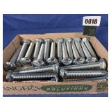 New Qty: 20, 3/4- 10x5 Carriage Bolt Zinc