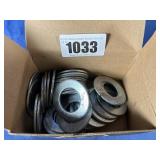 New (39) 1 1/8' Flat Washer Zinc Low Carbon