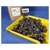 New Qty: 50, 3/4-16 Fin Hex Nut GR8 Plain