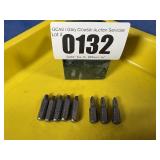 New (5) 2x1 Sq Insert Bit & (3) Phil Reduced...