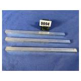 New (3) Key Stock Bars 5/8x12'