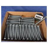 New (36) Zinc Carriage Bolts 1/2x13x4'