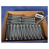 New (36) Zinc Carriage Bolts 1/2x13x4'