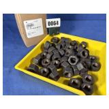 New Qty: 50, 3/4-16 Fin Hex Nut GR8 Plain