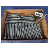 New (36) Zinc Carriage Bolts 1/2x13x4'