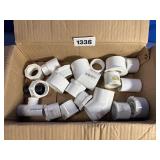 New (18) PVC Fittings, Various Types & Sizes