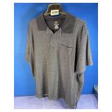 Men's 2XL George Navy Blue & White Polo