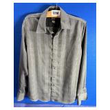 Medium Mens, GNW Grey Plaid Shirt