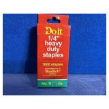 New Doit Heavy Duty Staples, 1/4', #11, Wide