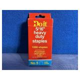 New Doit Heavy Duty Staples, 5/16',