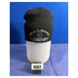 Men's New Black Knit Cap w/Omid & Swinney