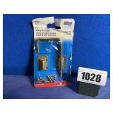 New National Sliding Door Latch, 2 1/2', Brass