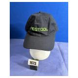 Men's Black Hat w/Green Festool Lettering