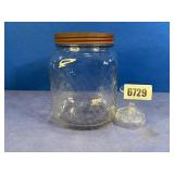 Antique One Gallon Coffee Jar w/Lid