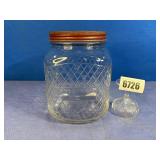 Antique One Gallon Coffee Jar w/Lid