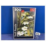 500 Piece Puzzle 34x48cm Bird Among Flower