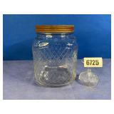 Antique One Gallon Coffee Jar w/Lid
