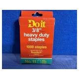 New Doit Heavy Duty Staples, 3/8', #11,