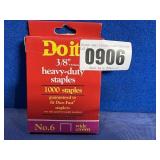 New Doit Heavy Duty Staples,Fits Duo-Fast, 3/8'