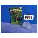 New Hillman Solid Brass House Number, 4', '7'