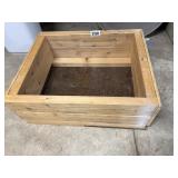 Heavy Duty Wood Box, 20x24.5x9'