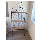Wrought Iron HDThree-Tier Decorative Branch Shelf