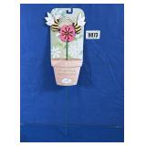 Decorative Bee and Flower Plant Pick