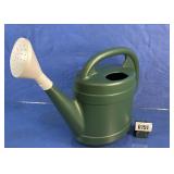 Green Plastic Watering Can with Sprinkler Head