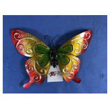 Multicolor Metal Butterfly Wall Art Decor