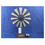 Decorative Metal Windmill Tabletop Decor