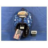 Sloggers Women's Waterproof Paws Blue Shoes Sz 9