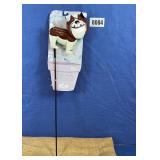 Metal Bulldog Garden Plant Pick Stake