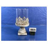 Pedestal Candle Holders with Glass