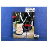 Decorative Ceramic Wine-Themed Wall Tile
