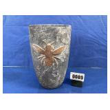 Decorative Bee Embossed Planter Vase