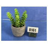 Artificial Succulent in Gray Pot