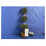 Artificial Three-Tiered Topiary Tree