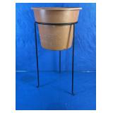 Planter on Black Metal Stand