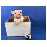 Charming Piglet Figurine