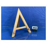 Natural Wood A-Frame Display Easel