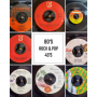 80's Rock & Pop Vintage Vinyl 45 RPM