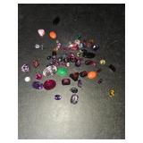 Gemstone lot from 14-24k gold