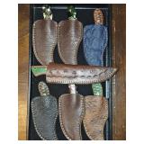 Lot of 7 handmade knives